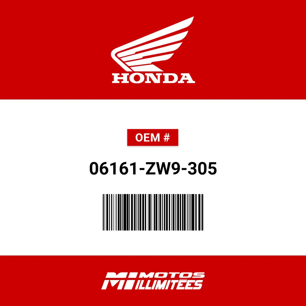HON06161-ZW9-305 - CAP KIT,ACCEL PUM (HA-06161-ZW9-305)