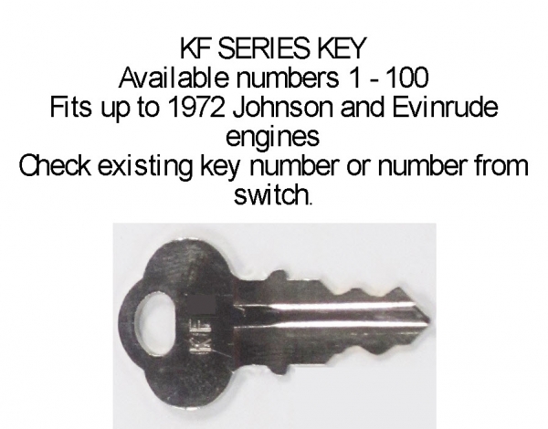 501576 - Ignition Key KF-61 Up to 1972 (EV-501576)