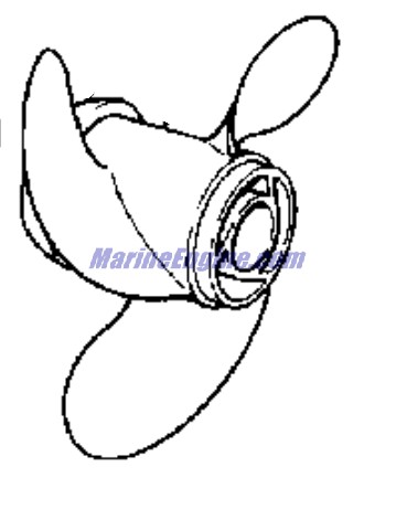 Evinrude Johnson OMC OMC0763487- PROP 11X9 (EV-763487)