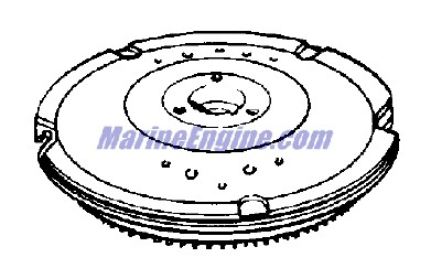 583913 - Flywheel Assembly, Rope Start Only (EV-583913)