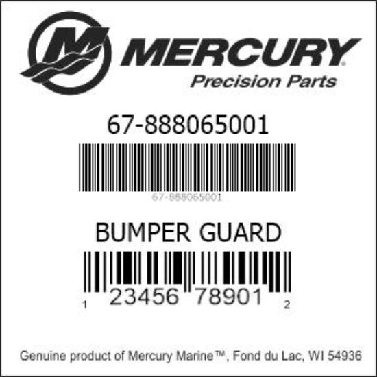 888065001 BUMPER GUARD, NLA MSRP $41.09 - 67-888065001