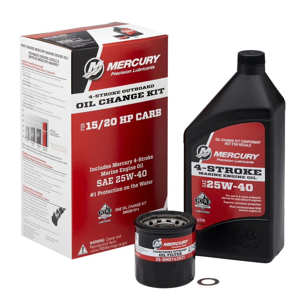 8M0081914 15/20 HP 4-STR OIL CHANGE KIT
