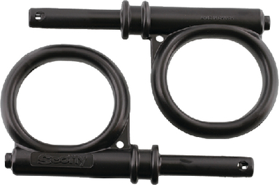 0102-Bk Oar Locks Blkblk | Scotty Downriggers