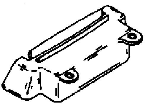 44311F2 Shield- Rear- Black (44311F 3)