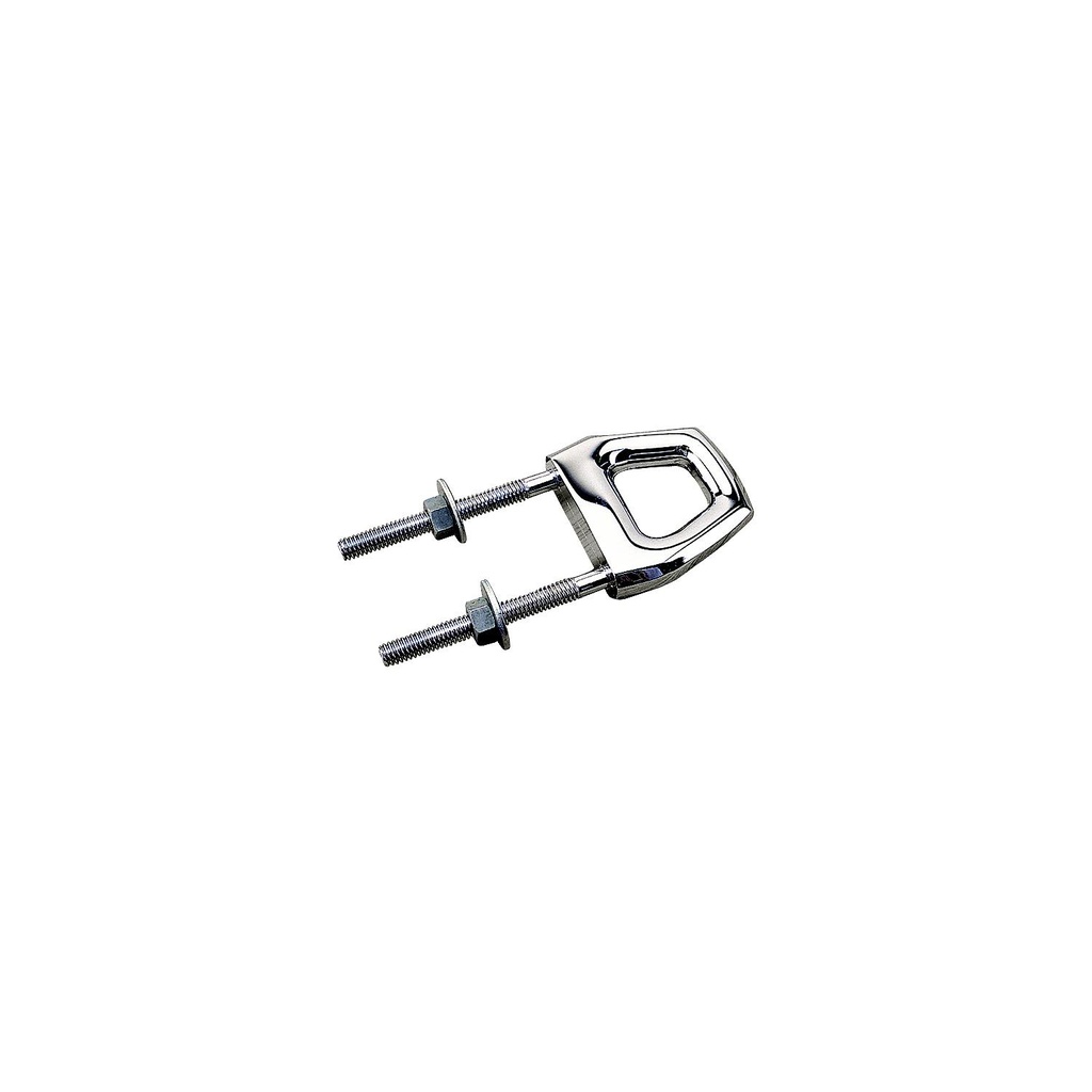 079233-1 Chrome Zinc Twin Shank Bow Eye | Sea-Dog Line