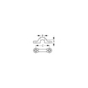 081275-1 Chrome Bronze Pad Eye-5/16 Inc | Sea-Dog Line
