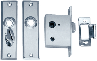 0960Dp0Chr Mortise Lock Set W/Turn Butto | Perko