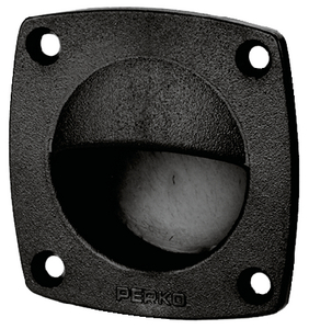 1016Dp0Blk Black Plastic Flush Pull | Perko