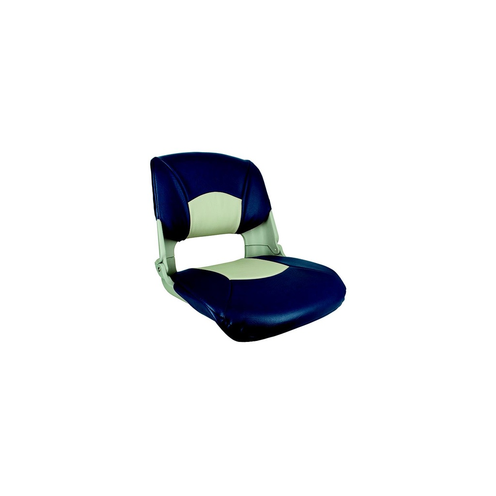 1061019 Skipper Seat Gray W/Blue&Gray | Springfield Marine