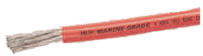 113502 4 Ga Red Tinned Wire 25' | Ancor