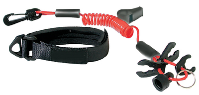 11721 Ultimate Safe  Lanyard Red/Blk | Seachoice