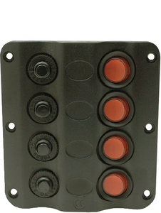 12321 Switch Panel Led 4 Gang | Seachoice