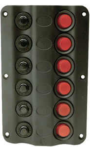 12331 Switch Panel Led 6 Gang | Seachoice