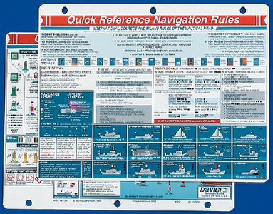 125 Navigation Rules Ref. Card | Davis Instruments