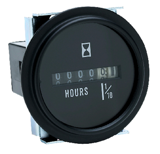 15311 Hour Meter Black Bezel | Seachoice