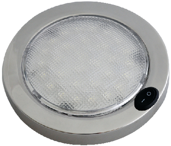 16601-7 Led Dome Lght Wht/Red Ss | Aqua Signal