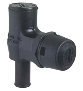 1670-3 Gas Vent Black 90 Degree | Attwood Marine