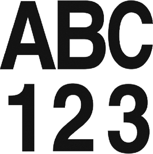 17311 Ltr 3In Super-Stik Blk L Pk/1 | Hardline Products