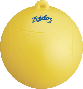 18-314-701 Ws-1 Yellow 8" Waterski Buoy | Polyform