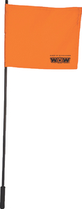 21-4010 Flag - 48  With Pole | Wow Watersports