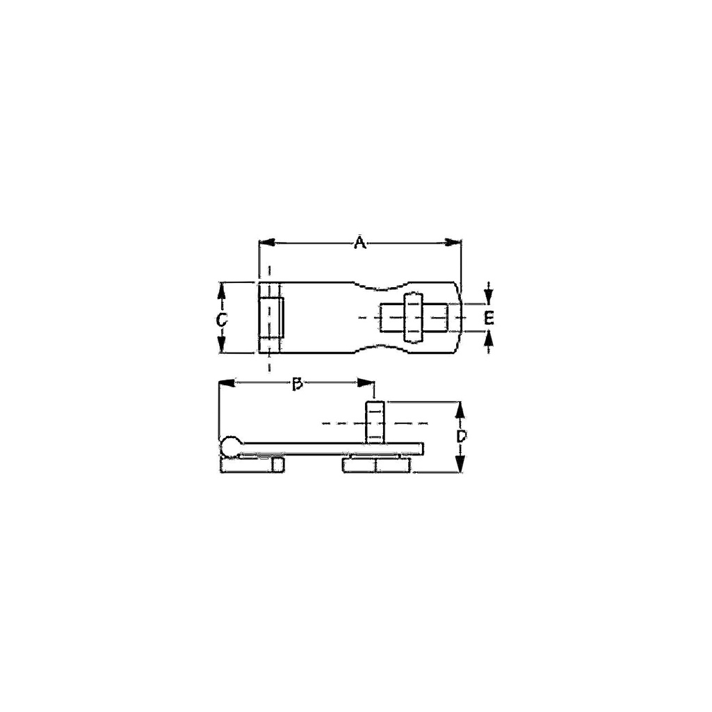 222130-1 Hasp Swivel 3In Chrome Plated | Sea-Dog Line