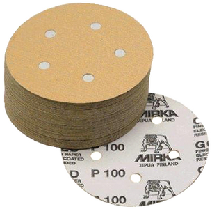 23-614-060 Gold 5" 5H Grip Vac Disc 60G | Mirka