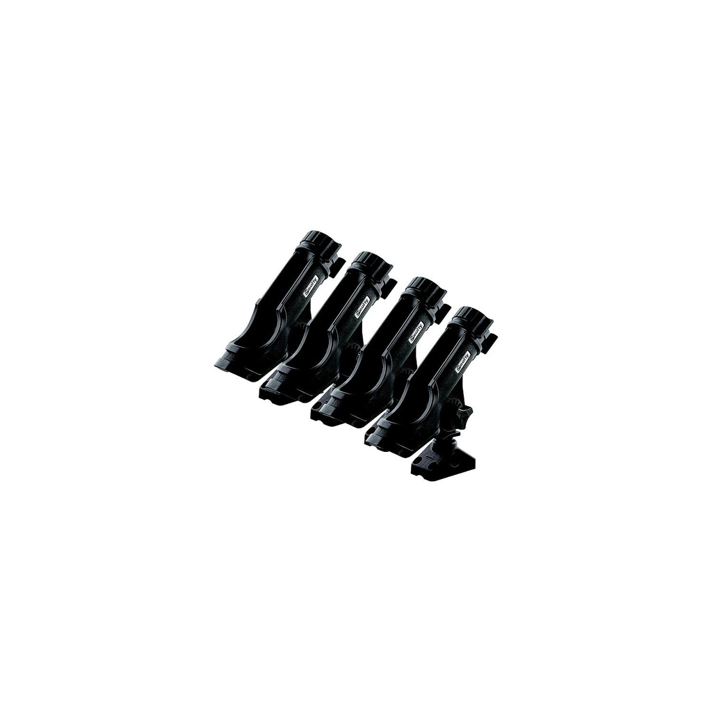 230-Bk-Quad Rodholder Powerlock Black 4Pk | Scotty Downriggers