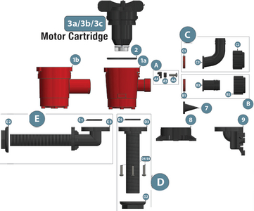 28512 Cartridge F/1000Gph Bilge Pump | Johnson Pump