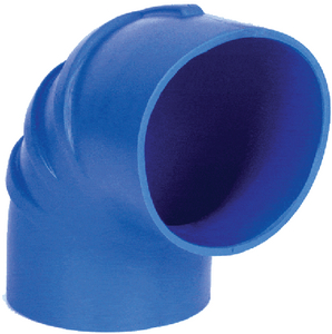 290V3500 Elbow Exh Blue Sil 3.5"X90 | Trident Hose