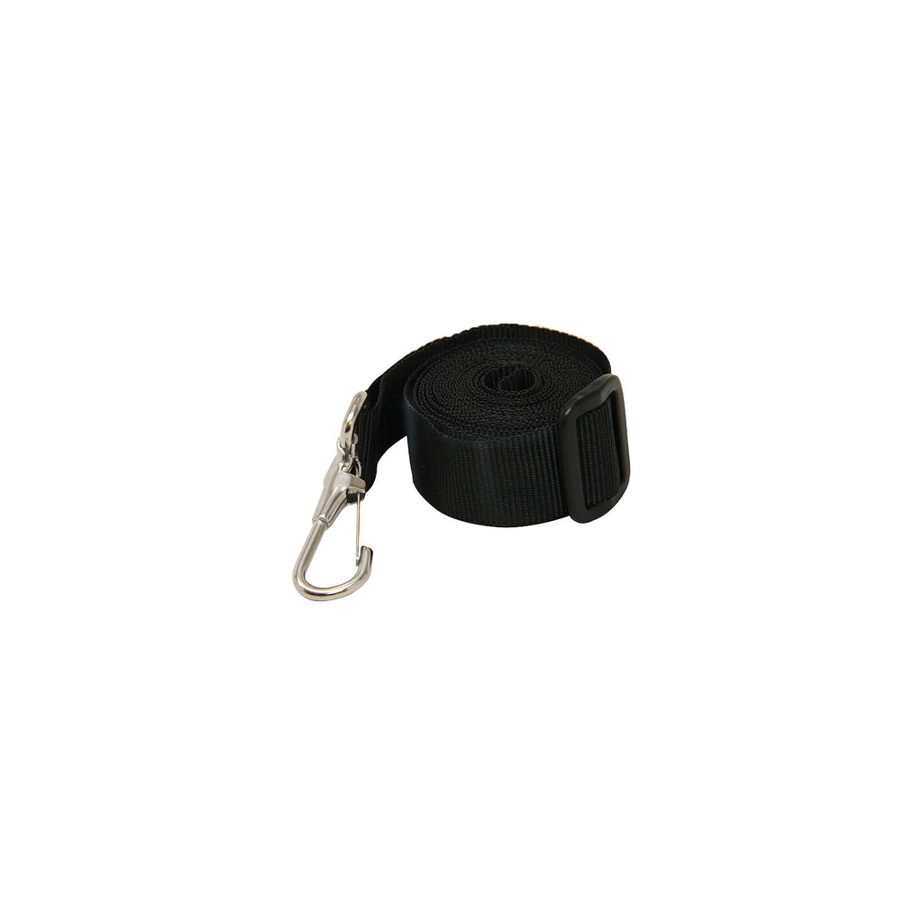 298172-1 Black Bimini Strap - 8 Feet | Sea-Dog Line