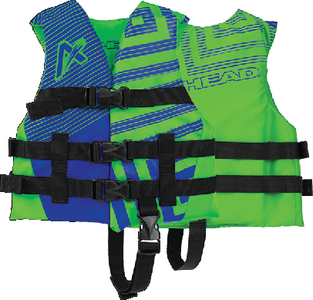 3008102Algbl Trend Vest Blu/Green Child | Airhead