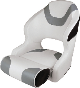 3315-1782 Baja Bucket Seat Wht Grey Blk | Wise Seating