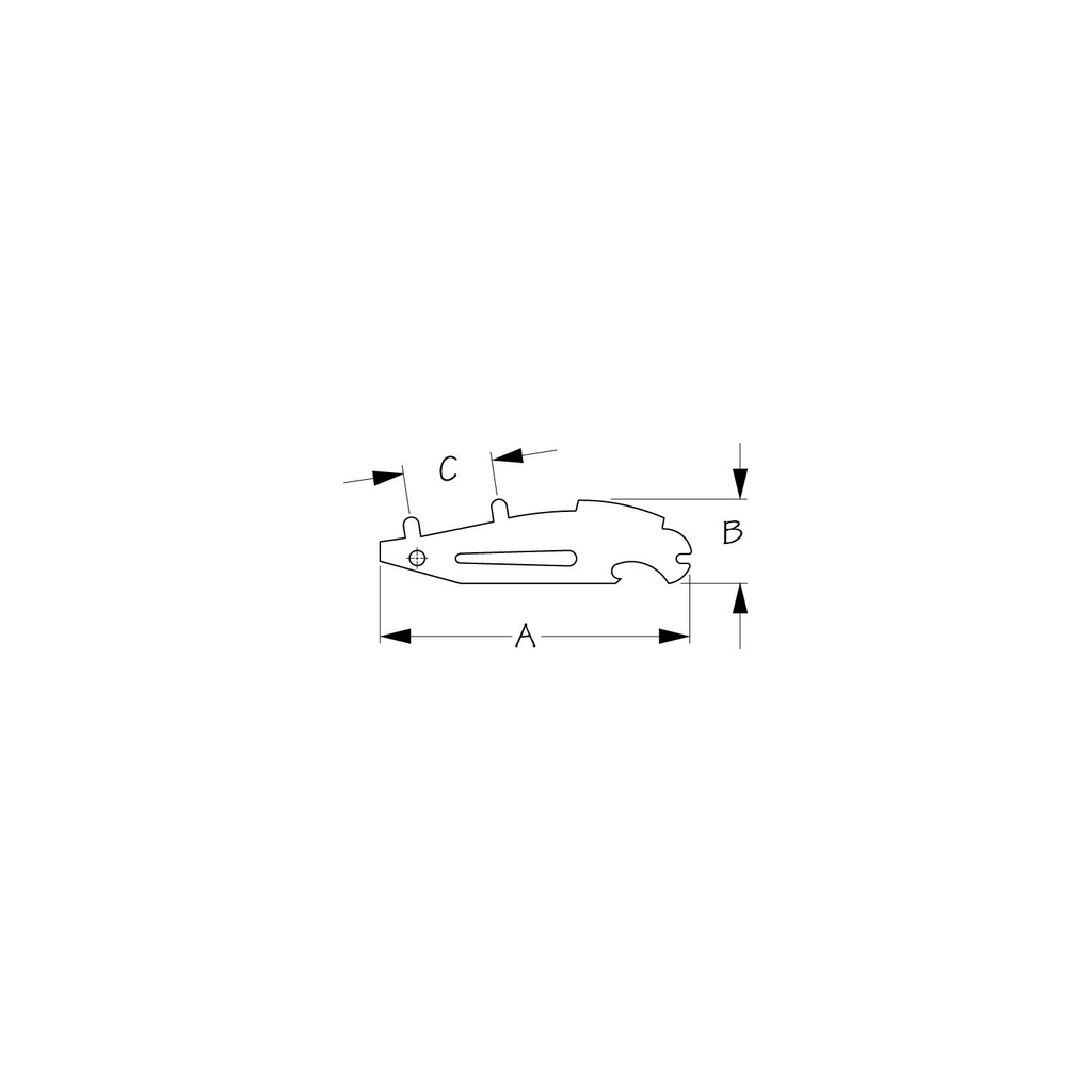 335695-1 Deck Plate Key Univ Small | Sea-Dog Line