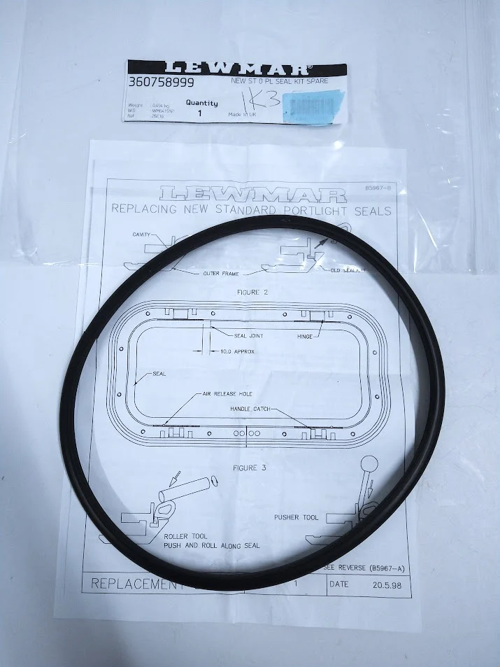 360758999 New St Sz 0 Pl Seal Kit Spare | Lewmar