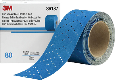 36187 Roll Hookit Blue 2.75X13 80 | 3M Marine