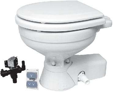 37045-3092 Toilet Qf W/Solnd Cmpct 12V | Jabsco