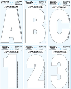 3Scwpg 3In White G (Pkg. Of 10) | Hardline Products