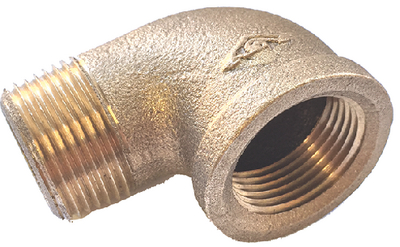 401009002 Brass 90 Elb Str 1/4Str 1/4 | Cb Supplies