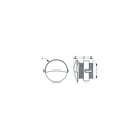 401270-1 Led Round Courtesy Light-White | Sea-Dog Line