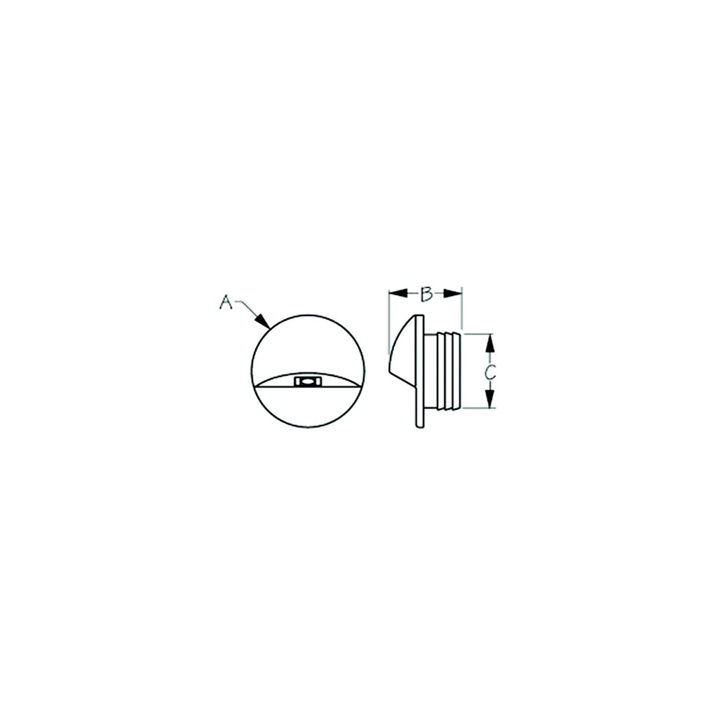 401412-1 Led Alcor Courtesy Light-White | Sea-Dog Line