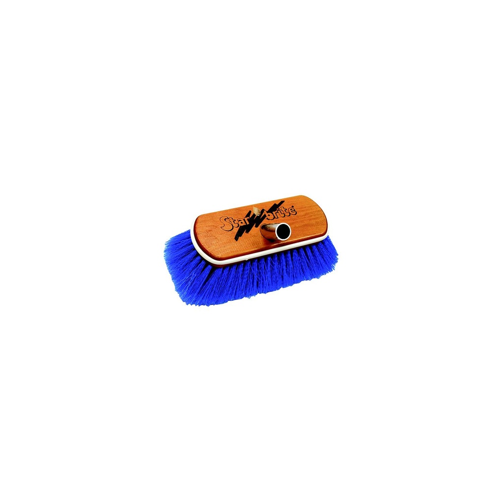 40171 Brush Synth Wood Med Blue | Starbrite