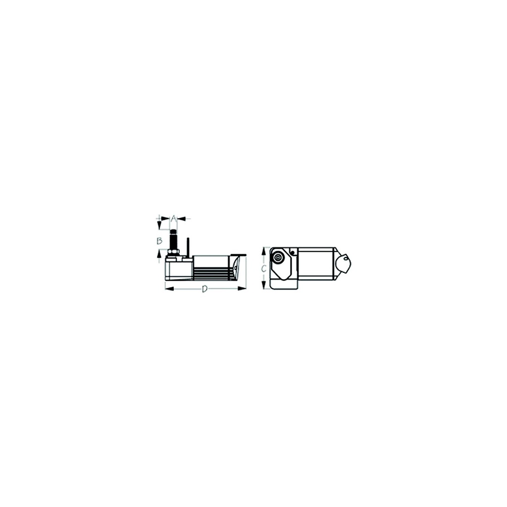 412211W-3 Wiper Motor-1.5 110D Sweep | Sea-Dog Line