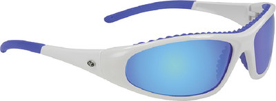 41483 Wahoo White Frame Blue Mirror | Yachters Choice Products