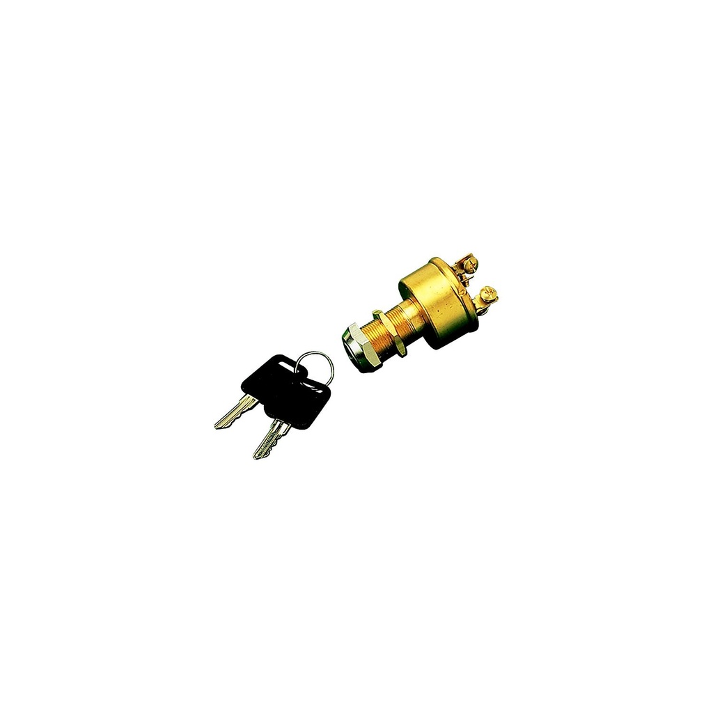 420356-1 Brass 4-Position Key Switch | Sea-Dog Line