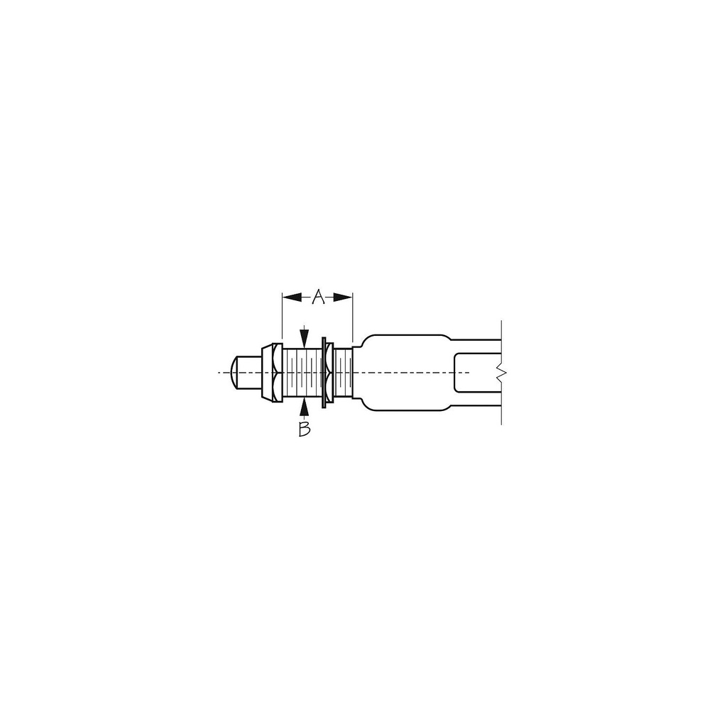 420420-1 Brass Push Button Switch | Sea-Dog Line