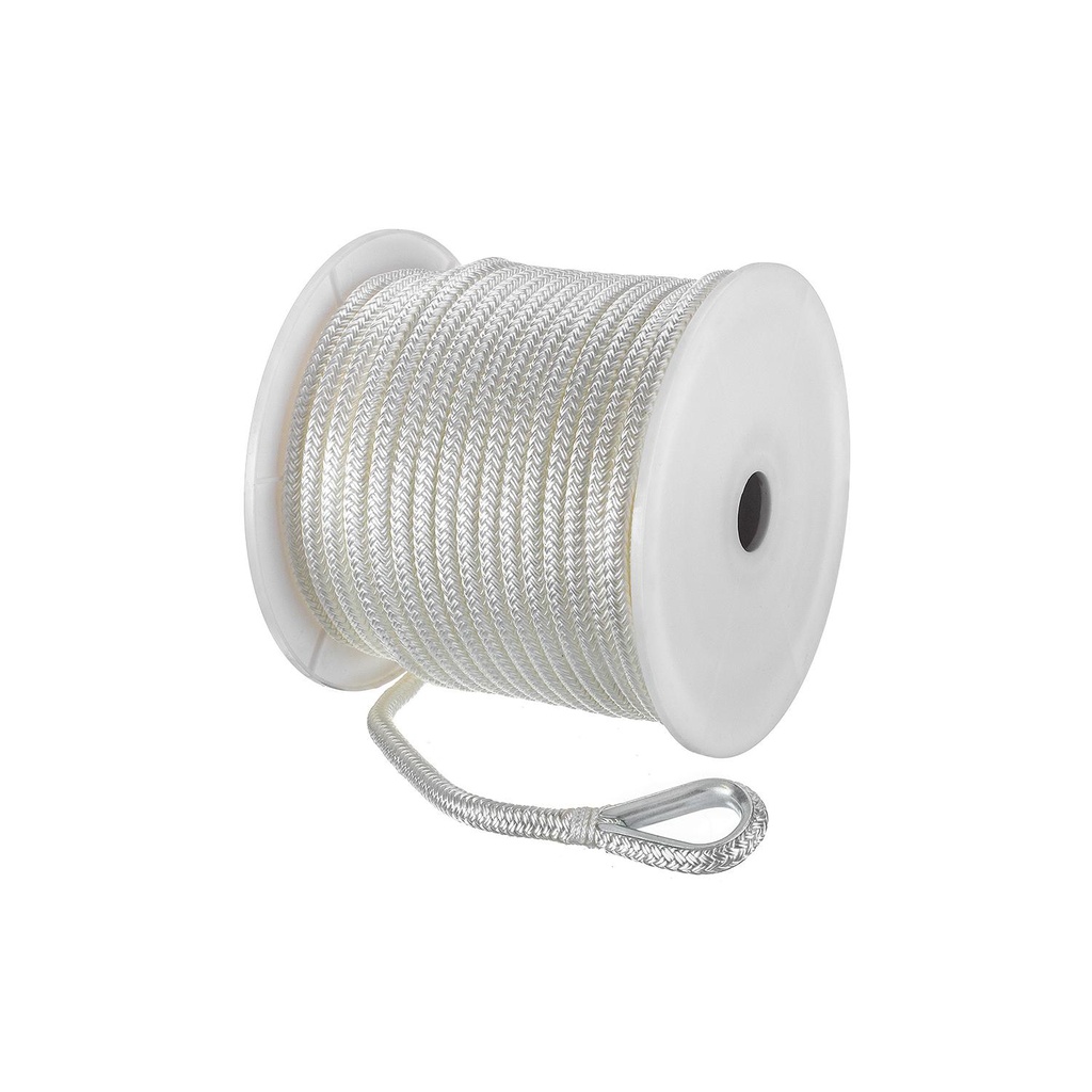 42111 Anch Line Wht Brd 3/8 X 150 | Seachoice