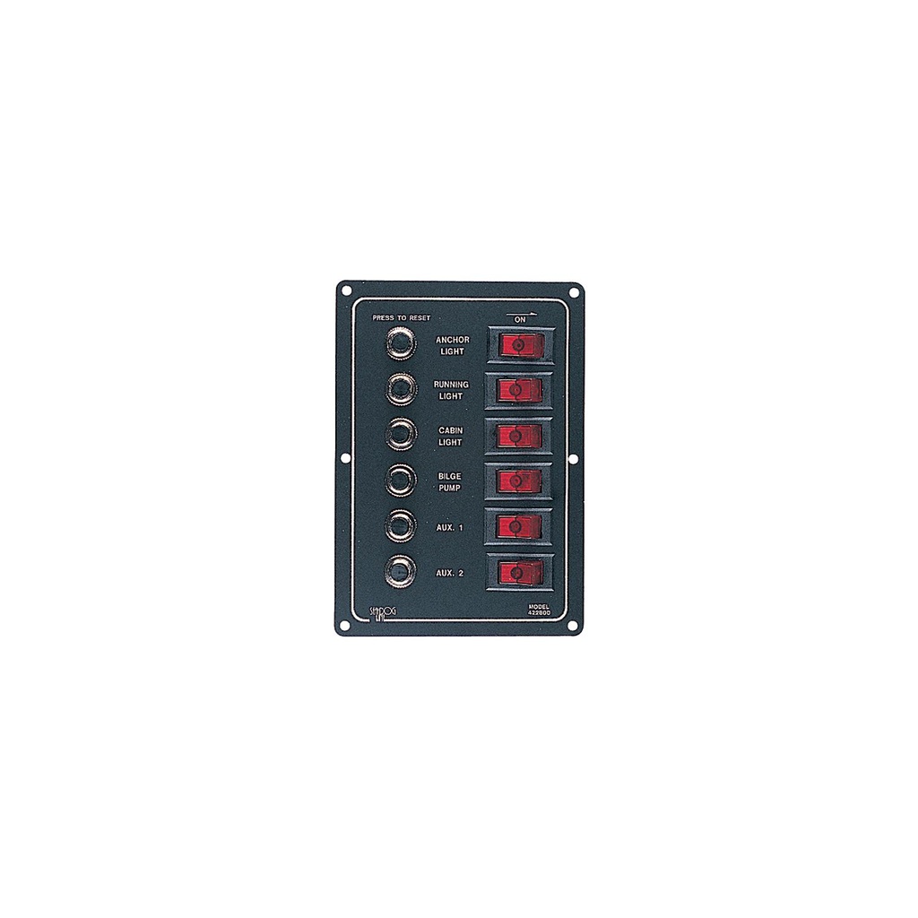 422800-1 Aluminum Breaker Panel | Sea-Dog Line