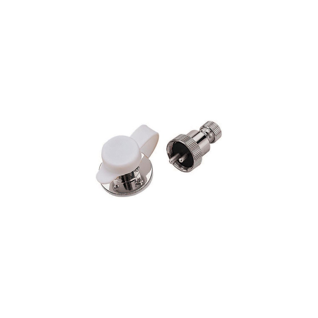 426262-1 Connector-3 Amp 2 Pin Chrome | Sea-Dog Line