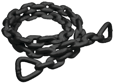 44423 Anchr Lead Chain-Pvc-1/4X4-Blk | Seachoice