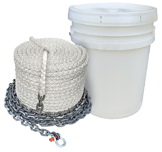 44566 1/2"X200'Rope W 1/4"X10' Chain | Seachoice